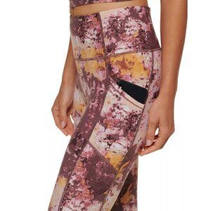 Calvin Klein Performance Womens XS P High Waist 7/8 Leggings Cell Pockets $59